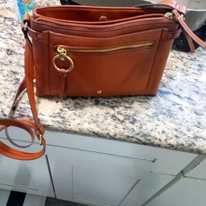 Elegant Tan Leather  Bag